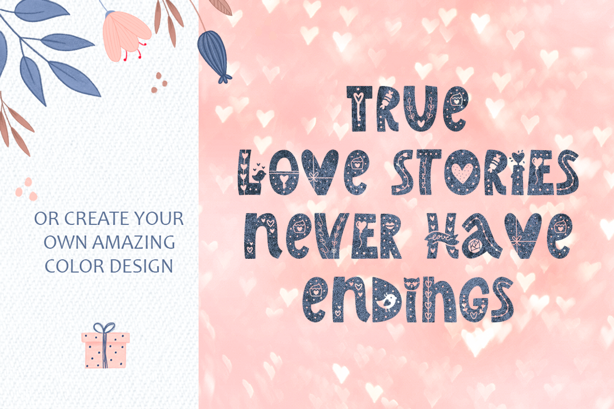 I’m In Love Font • Valentine's Font preview 6