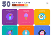 50 Ice-Cream Icons, an Icon by Dighital (Thumbnail 6 of 10)