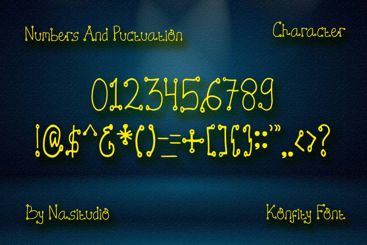 Konfity - Creative Display Font, a Font by Naistudio (Photo 6 of 7)