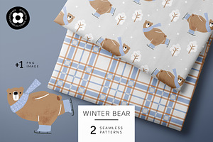 Patterns Combo Winter Bear