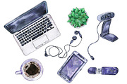 Work place watercolor, an Education Illustration by Watercolor & sketches (Thumbnail 4 of 5)