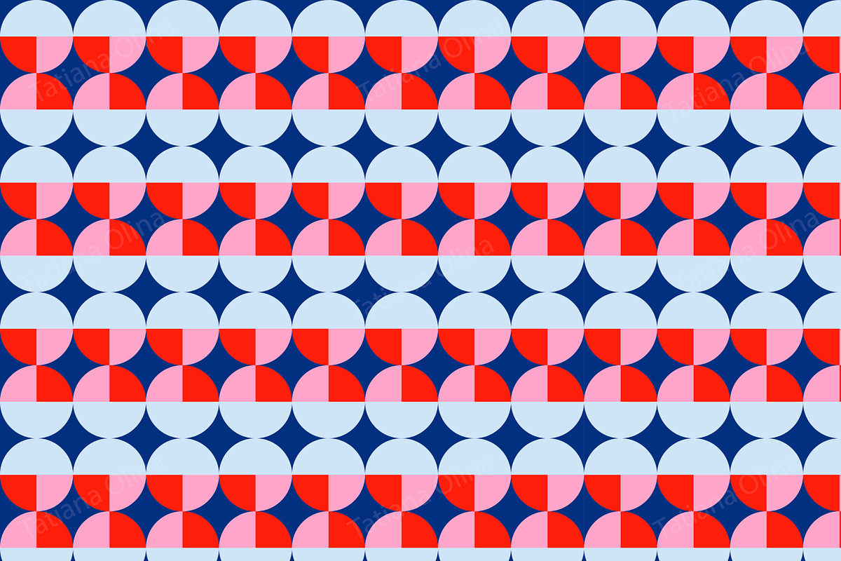Geometrical pattern with circles, a Pattern Graphic by Art's and patterns (Photo 3 of 4)