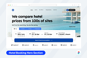 SuiteSpot Hotel Booking Hero Header, a Templates & Theme by SquidPixey (Thumbnail 1 of 3)