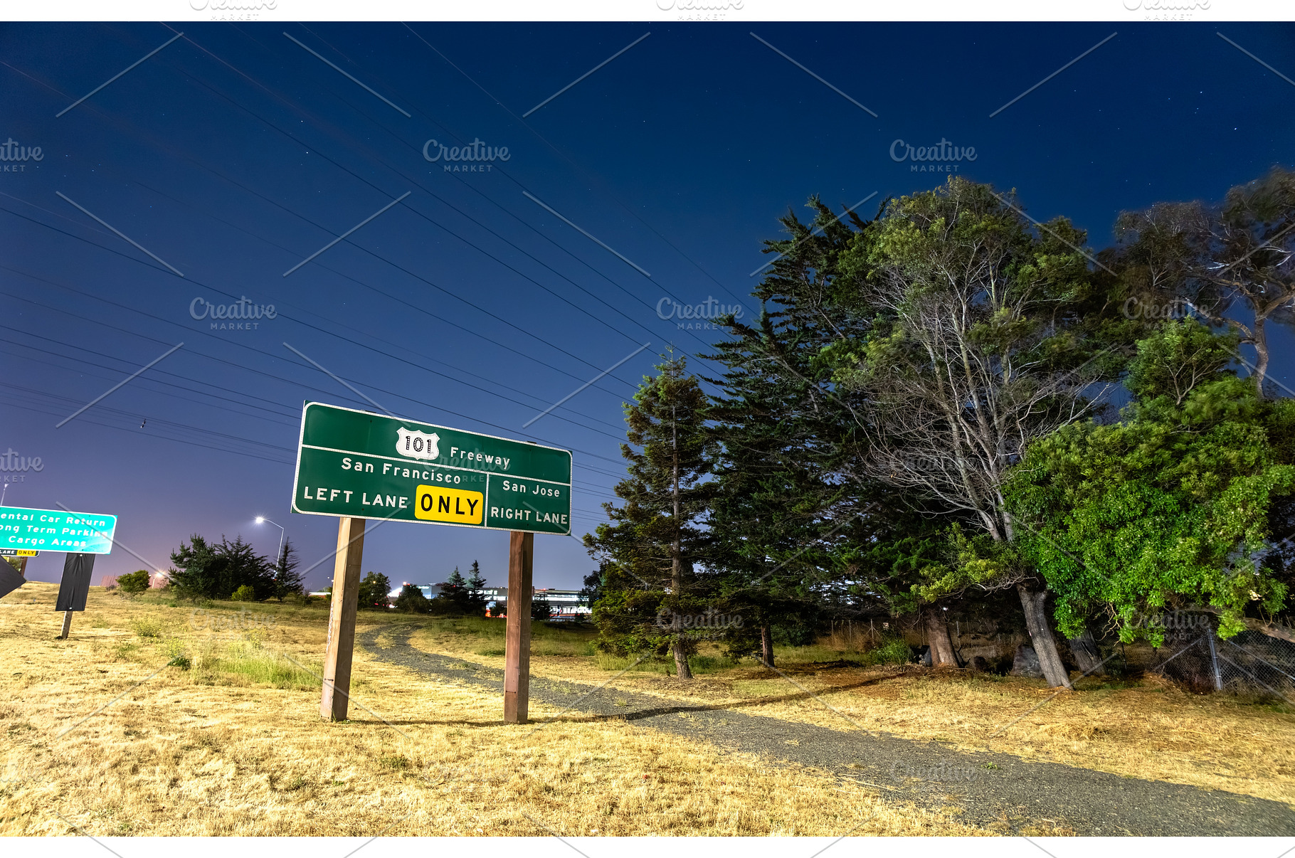 A Highway 101 freeway sign in the, a Transportation Photo by Leonid ...