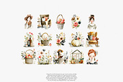 watercolor autumn clipart set, a Decorative Illustration by Patishop Art (Thumbnail 8 of 8)