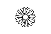 Daisy Flower Line Art Vector Bundle0, an Illustration by jahid234 (Thumbnail 11 of 51)