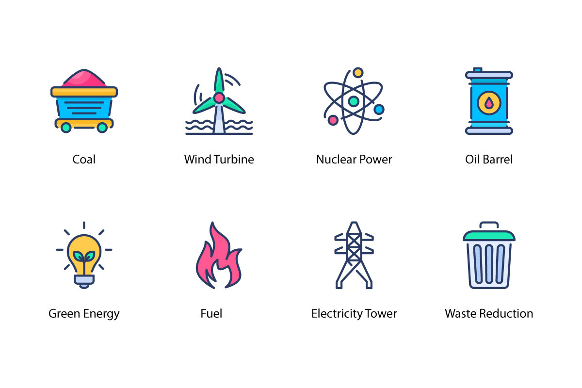 64 Power And Energy icons, an Outline Icon by vectorstank (Photo 3 of 10)