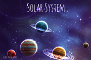 Solar System, an Illustration by Cattleya (Thumbnail 4 of 4)