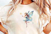 New Year Fairy Girls Clipart, an Illustration by DreamCafeArt (Thumbnail 4 of 6)