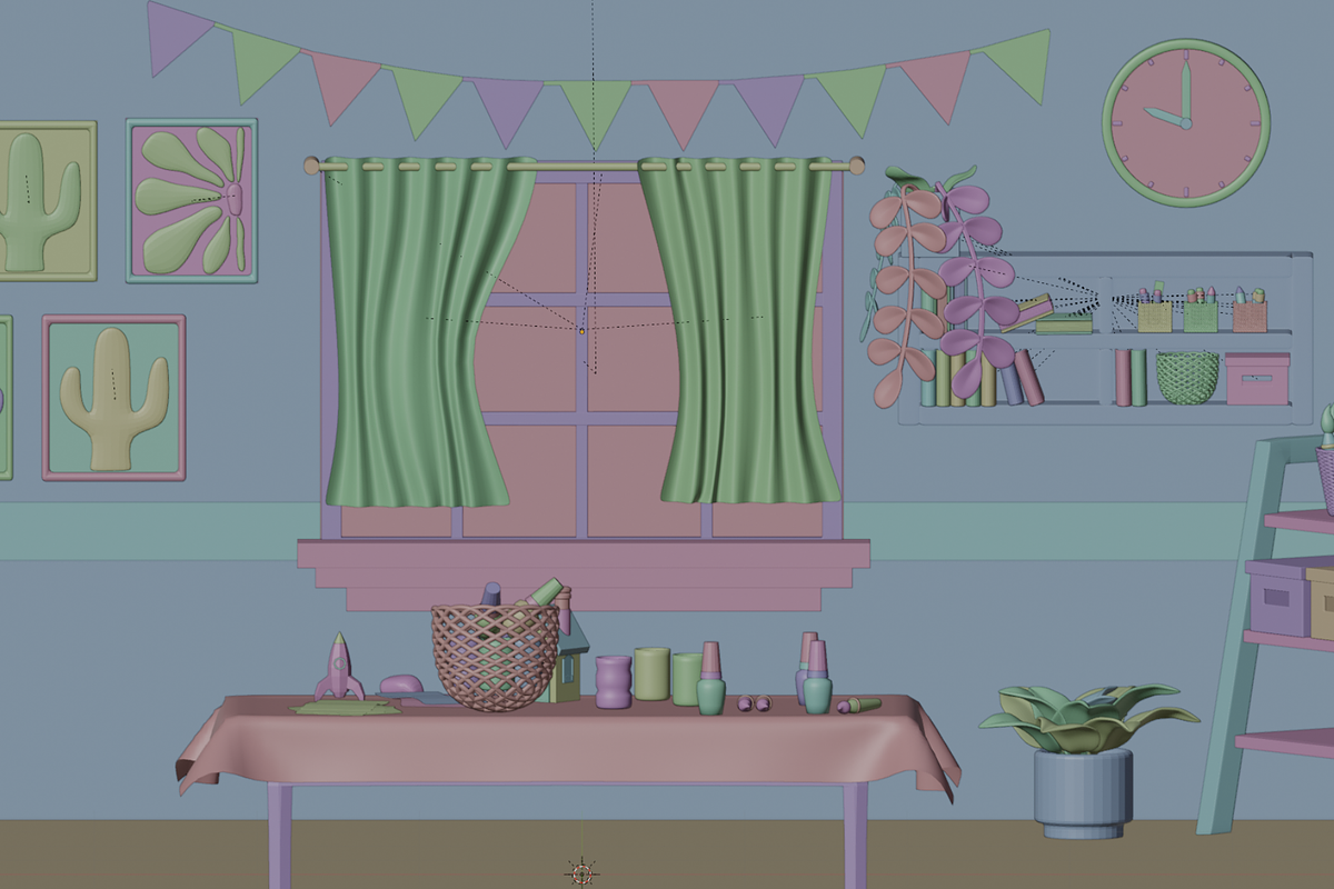 Creative Kids Room 3D Scene, a Scene 3D Model by Dudukbersama (Photo 2 of 2)