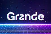 Grande Modern Geometric Font, a Sans Serif Font by Jaruka (Thumbnail 1 of 8)