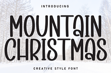 Mountain Christmas | Script Font