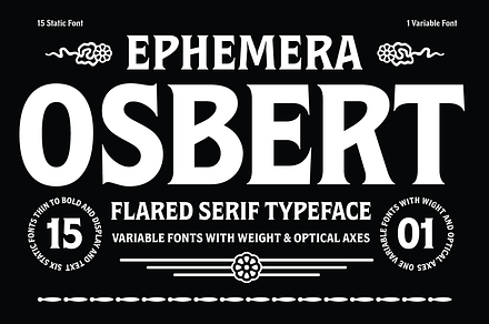 Osbert Variable Fonts