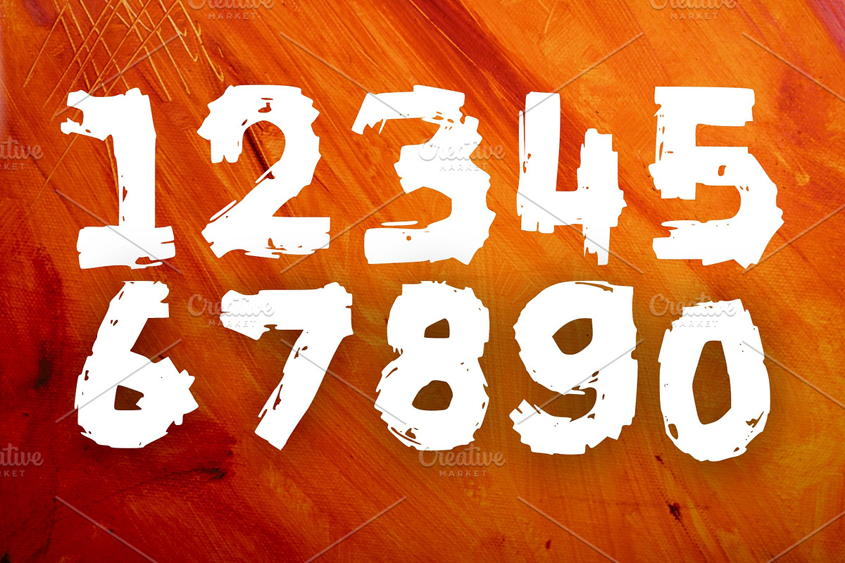 The Orange Endgame, Horror Font, a Font by Tattoo Worker Studio (Photo 3 of 4)