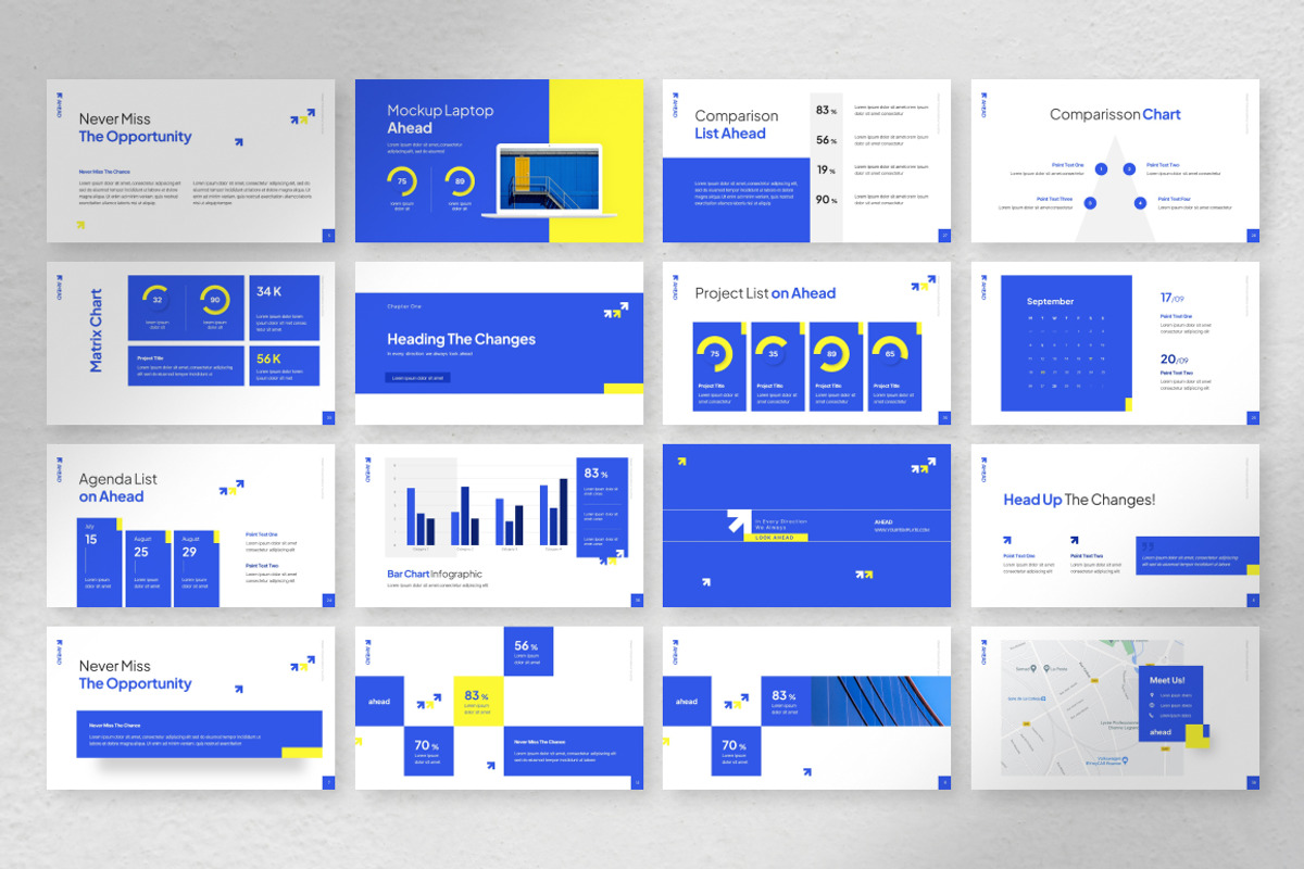 Ahead Business Keynote Template, a Presentation Template by Loin Studio (Photo 3 of 5)