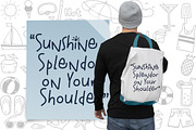 Sunshine Scribbles Font, a Script Font by Nobu Collections (Thumbnail 5 of 9)