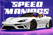 Turbo Lancer- Racing Logo Font, a Sans Serif Font by Rillatype (Thumbnail 4 of 7)