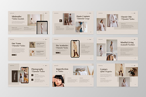 Minimalist Fashion Keynote Template