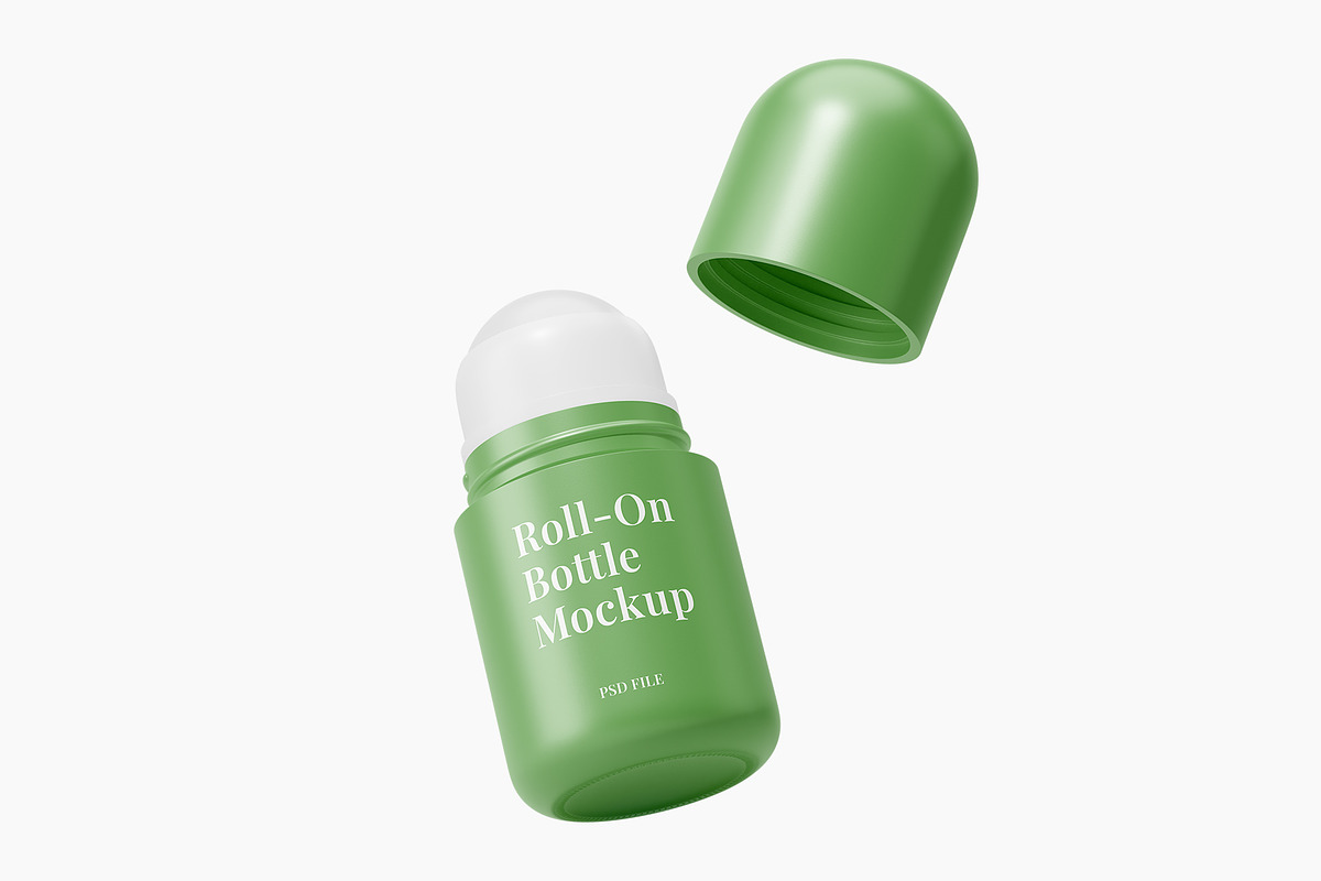 Roll-On Bottle Mockup, a Cups & Container Mockup by Akebareee (Photo 1 of 3)