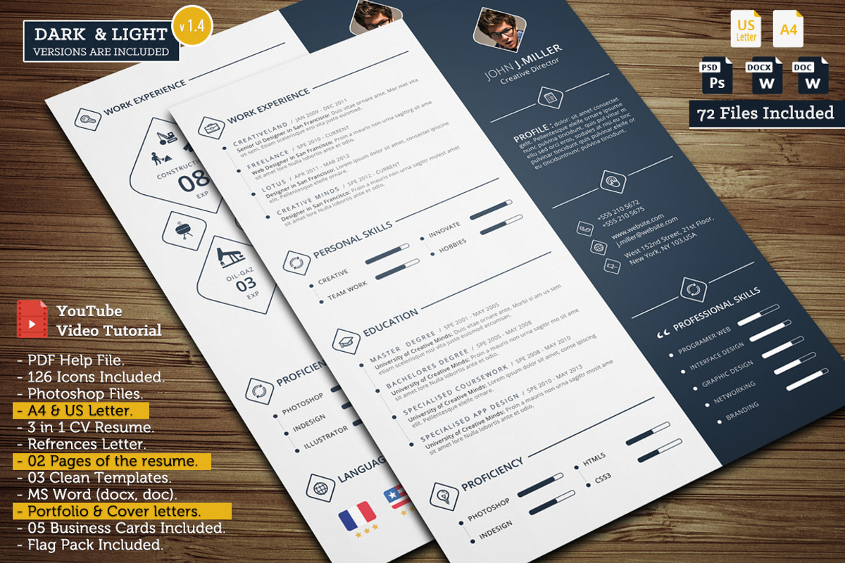 Power CV, a Resume Template by CodePower (Photo 1 of 5)