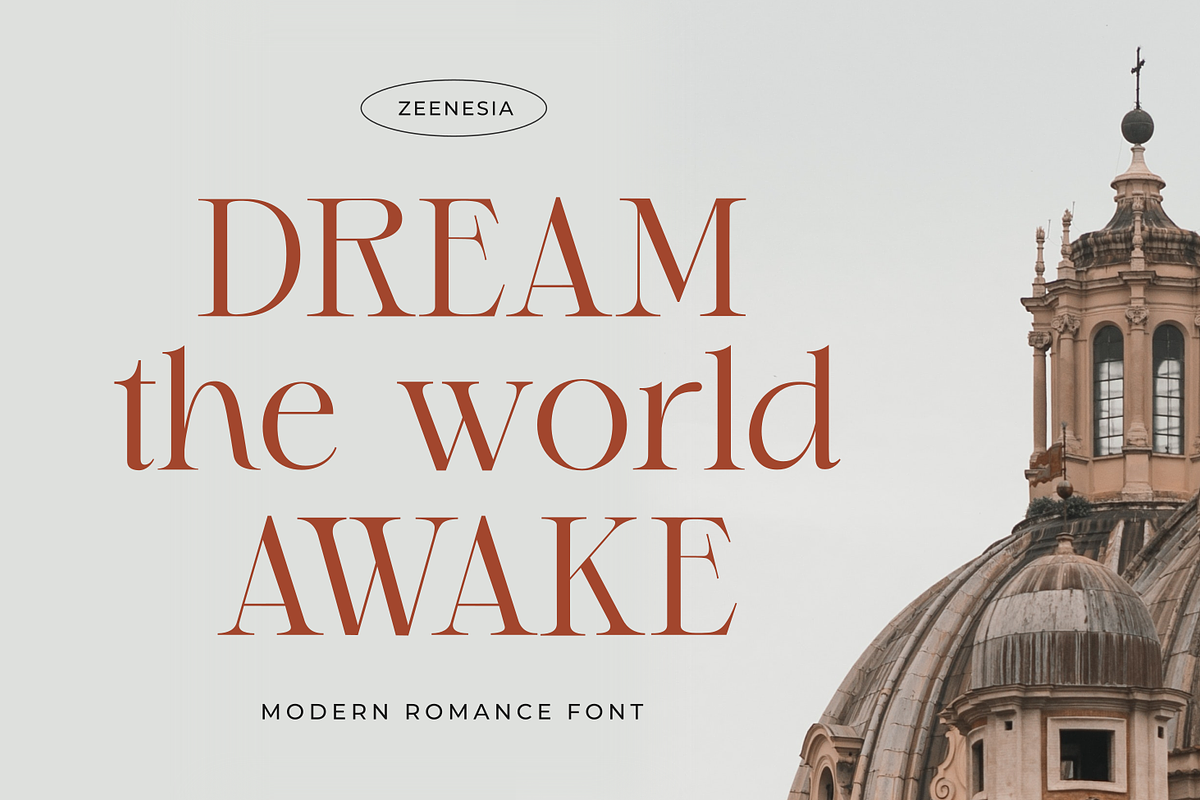 Modern Romance Font, a Serif Font by zeenesia (Photo 11 of 18)