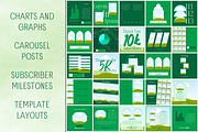 455 Canva Green Instagram Template, a Social Media Template by Emerald Eyes Design (Thumbnail 6 of 12)