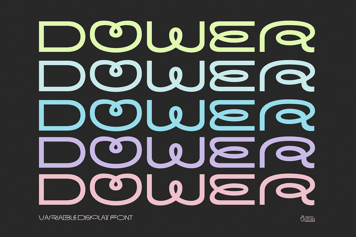 Dower - Playful display font, a Sans Serif Font by creativemedialab (Photo 5 of 10)