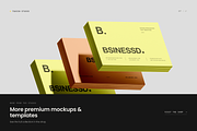 Stacked Business Card Mockup, an Advertising Mockup by Toasin Studio (Thumbnail 7 of 7)