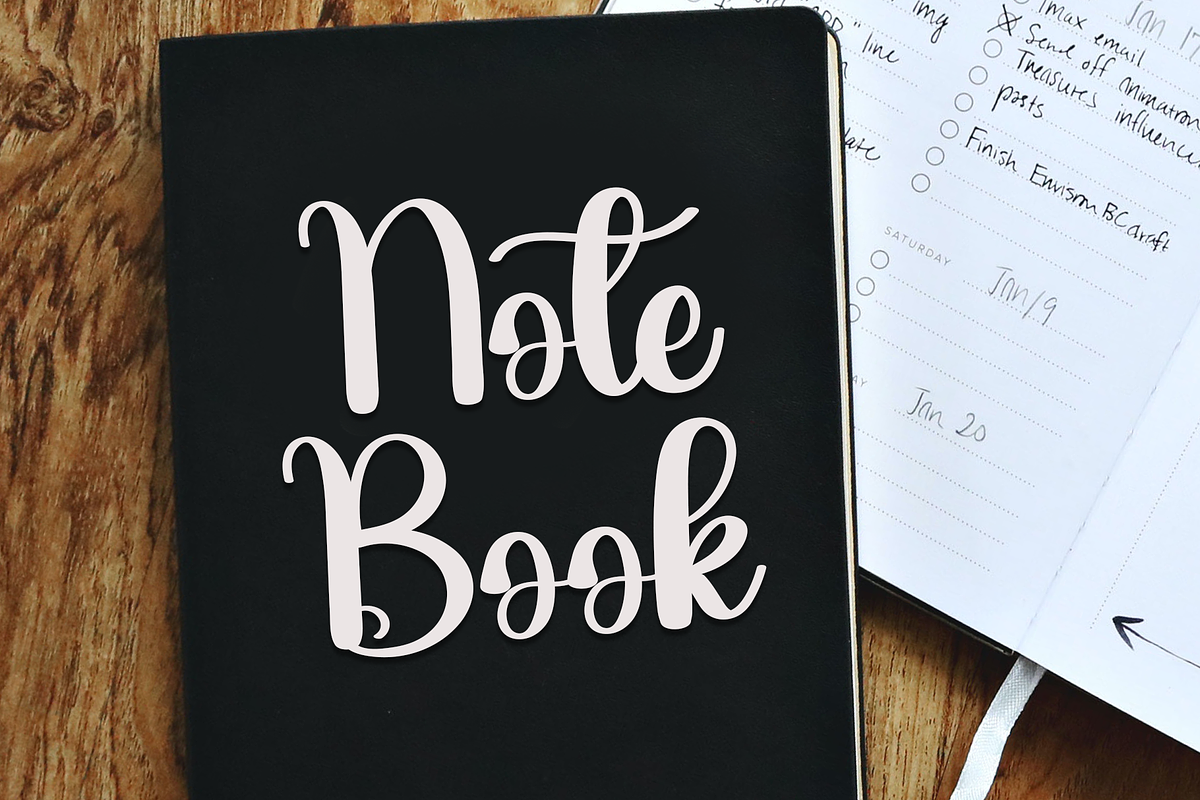 Simple Present, a Handwritten Font by InermediaSTUDIO (Photo 3 of 7)