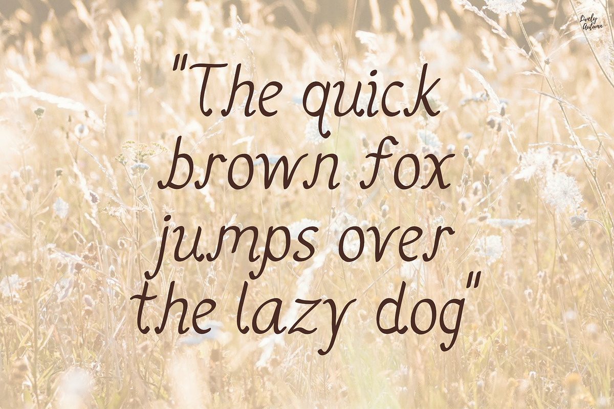 Golden Breeze | Handwriting font, a Handwritten Font by LivelyAutumn11.11 (Photo 4 of 5)