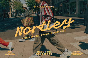 Nortley Organic Street Display Font
