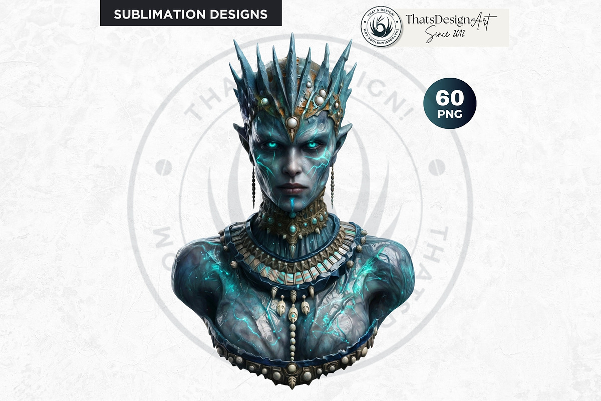 Legends of the Deep Cliparts, a Person Illustration by ThatsDesignArt (Photo 15 of 15)