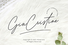 Gia Cristine -Elegant Signature Font