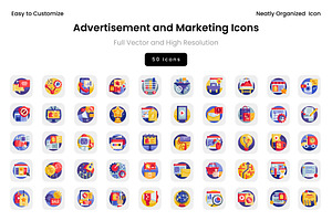 Advertisement and Marketing Icons, a Solid Icon by Wencory
