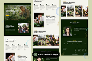 Selfast - Gardening Landing Page