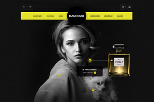 Black Store - PSD Ecommerce Template