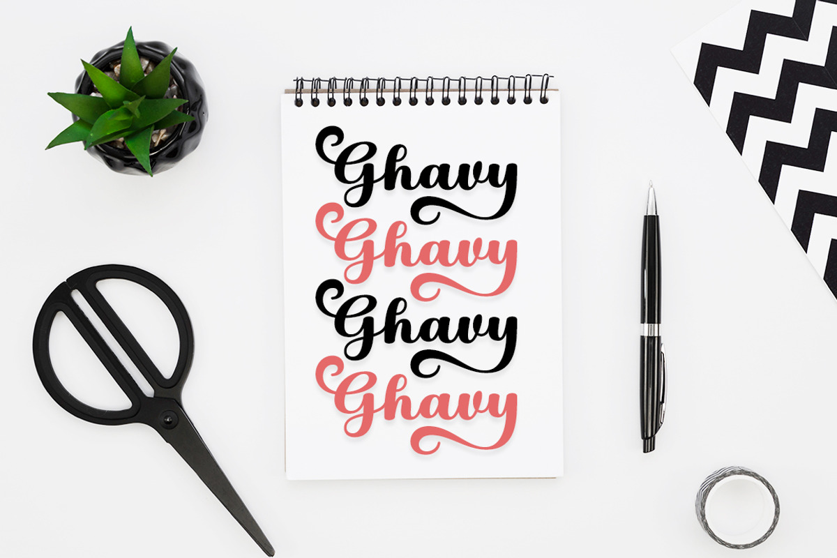 Girly, a Script Font by Rotterlab Studio (Photo 3 of 6)