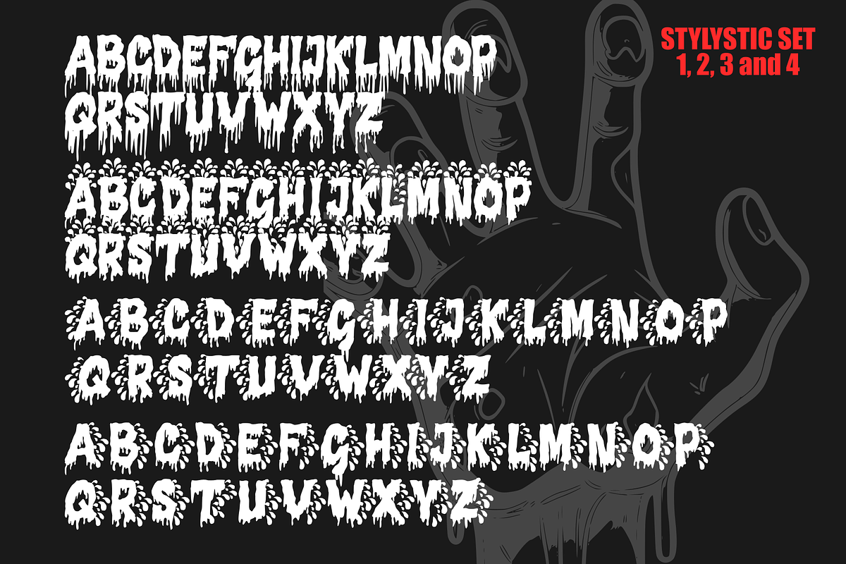 Hauntmark - Horror Font, a Handwritten Font by Majelis Art (Photo 7 of 7)