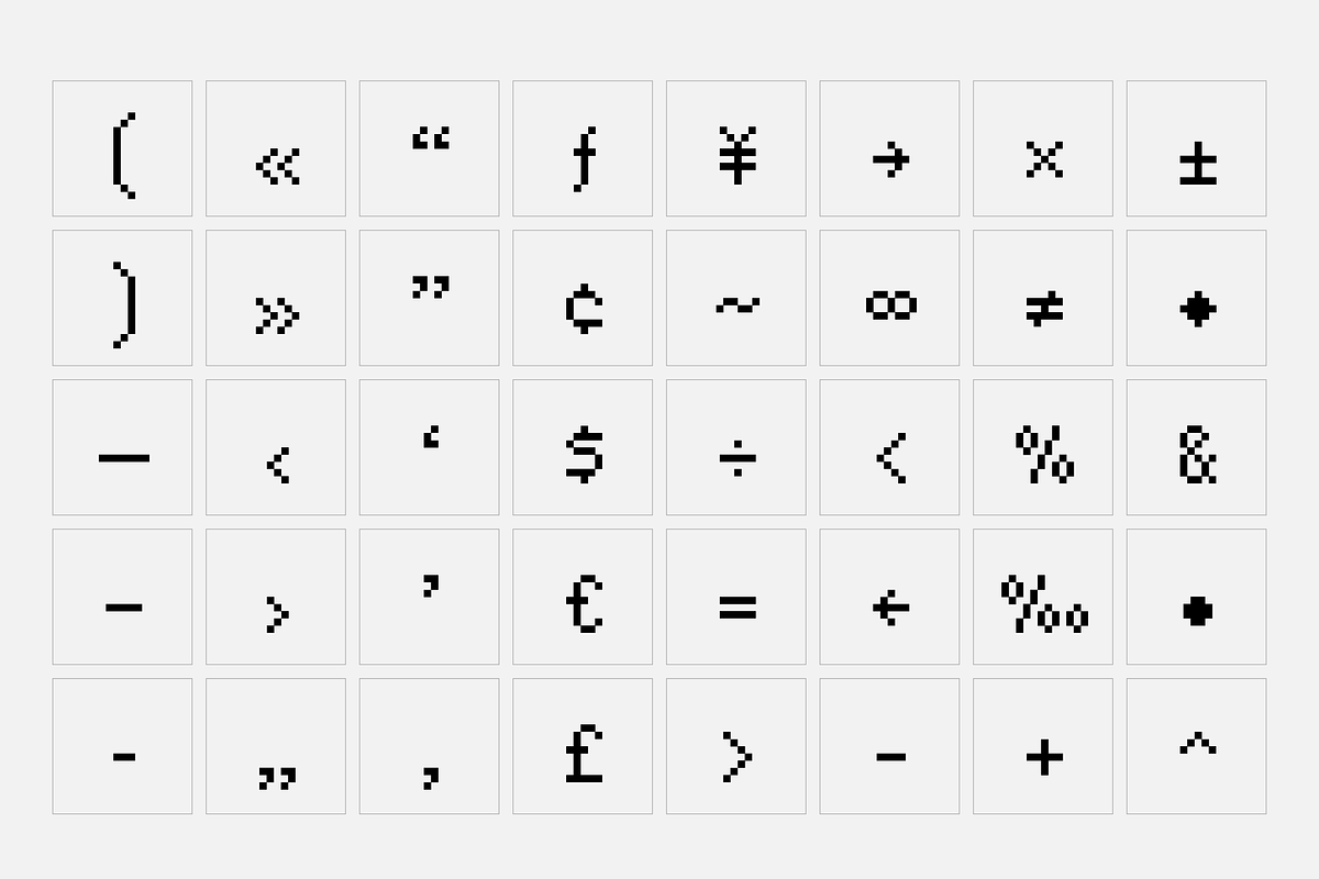 Standard Pixel Font (4 styles), a Font by SelfBuild Type (Photo 11 of 12)