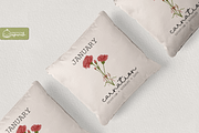 Flower Birth Month with Text Meaning, a Decorative Illustration by creationsbyapuruh (Thumbnail 5 of 10)