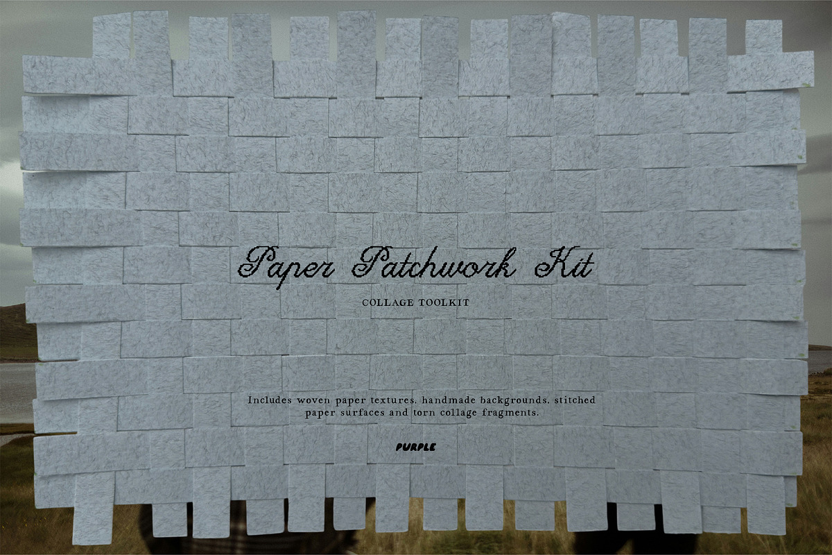 Paper Patchwork: Collage Toolkit, a Texture Graphic by Purple (Photo 5 of 12)