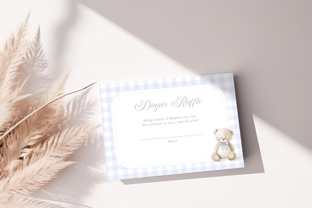 Teddy Bear Baby Shower Invite Bundle, an Invitation Template by LucaTheme (Photo 4 of 7)
