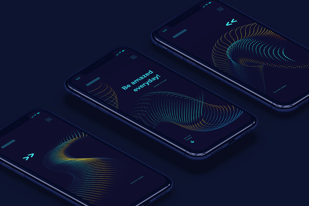 Particle backgrounds vol 5, a Templates & Theme by blauananas (Photo 4 of 7)