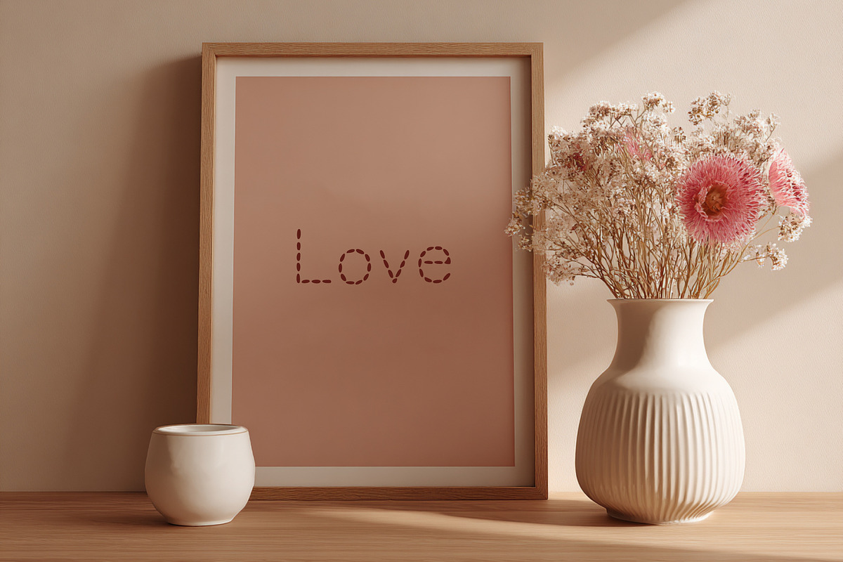 Stitchy Handcrafted Decorative Font, a Handwritten Font by Graphic Spirit (Photo 2 of 11)