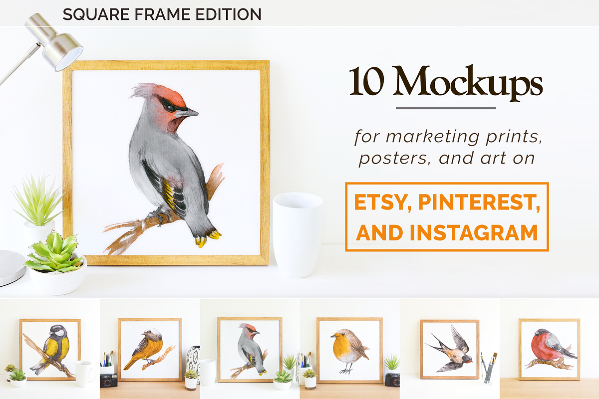 Etsy & Instagram Print Mockup, a Print Template by Drifter Studio PrintShop (Photo 1 of 4)