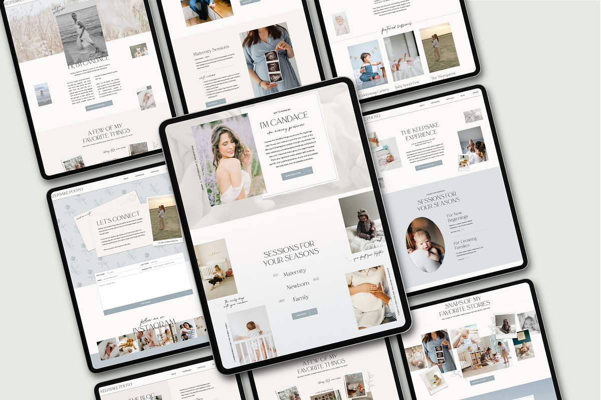 Showit Template Family Photographers, a Websites & App Template by Lennox Creative Co. (Photo 2 of 5)