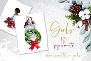 Watercolor Christmas Aesthetics, a Decorative Illustration by S_ARTLOVE (Thumbnail 5 of 11)