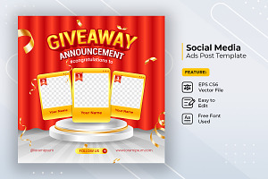 Giveaway winner announcement