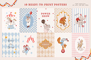 Vintage Circus Watercolor Set, a Decorative Illustration by Eva Gentle (Thumbnail 6 of 16)