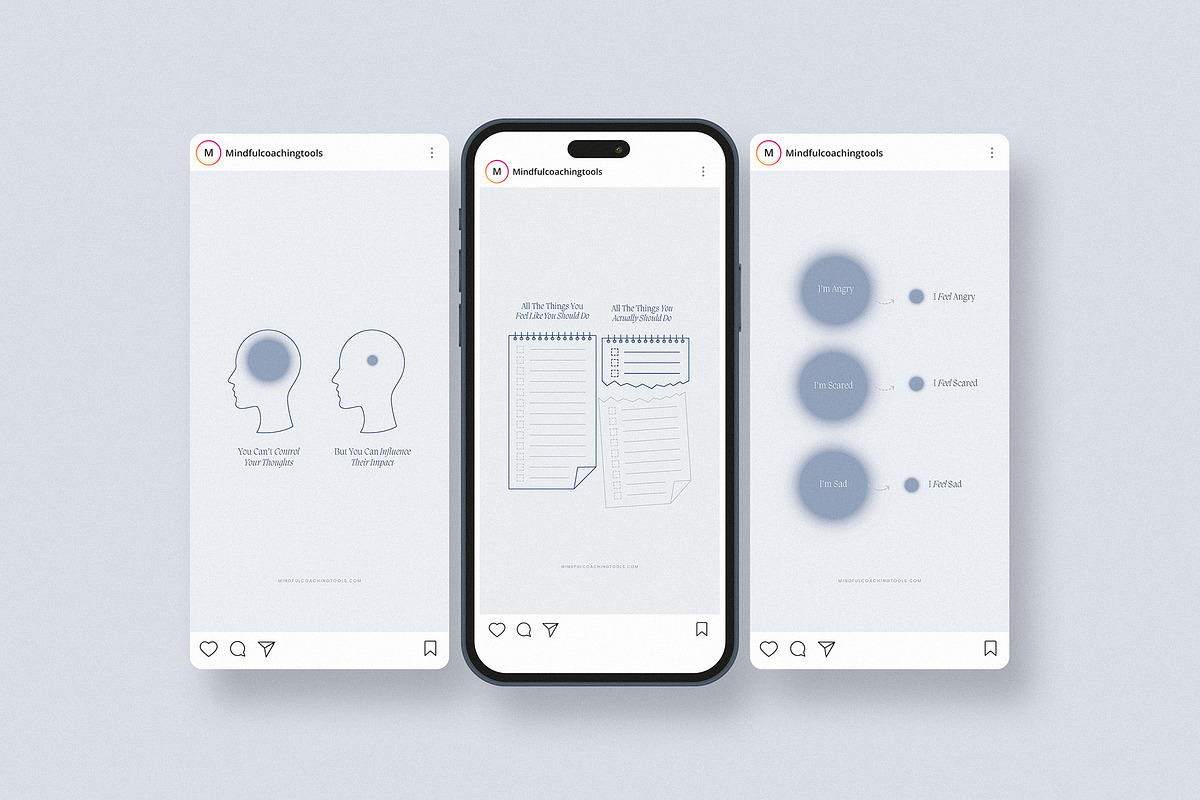 Mindfulness & Mindset Instagram Kit, a Social Media Template by AndrewPixel (Photo 8 of 11)